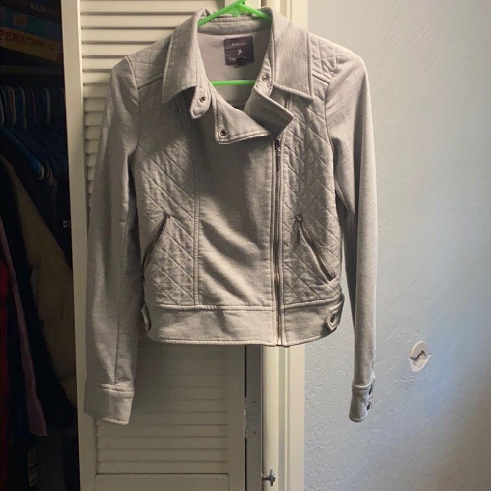 Forever 21 grey jacket